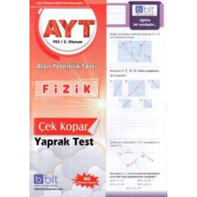 AYT Fizik Çek Kopar Yaprak Test Kollektif Bulut Eğitim ve Kültür Yayınları