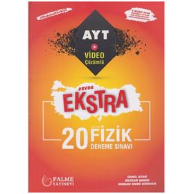 AYT Fizik Evde Ekstra 20 Deneme Sınavı Palme Yayınları