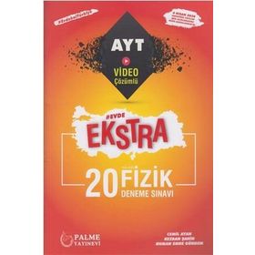 AYT Fizik Evde Ekstra 20 Deneme Sınavı Palme Yayınları