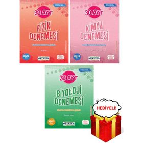 AYT Fizik Kimya Biyoloji 30'lu Deneme Fen Bilimleri Seti Okyanus Yayınları