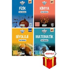 AYT Fizik Kimya Biyoloji Matematik Soru Bankası Sayısal Seti Okyanus Yayınları