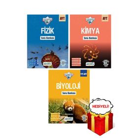 AYT Fizik Kimya Biyoloji Soru Bankası Fen Bilimleri Seti Okyanus Yayınları