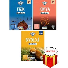 AYT Fizik Kimya Biyoloji Soru Bankası Fen Bilimleri Seti Okyanus Yayınları