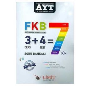 AYT Fizik Kimya Biyoloji Soru Bankası Limit Yayınları