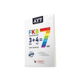 AYT Fizik Kimya Biyoloji Soru Bankası Limit Yayınları