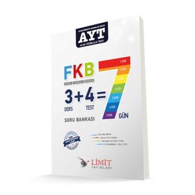 AYT Fizik Kimya Biyoloji Soru Bankası Limit Yayınları