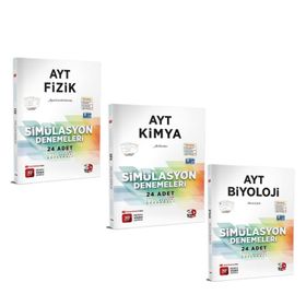 AYT Fizik Kimya ve Biyoloji Deneme Seti 3 Kitap - 3D Yayınları