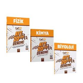 AYT Fizik Kimya ve Biyoloji Deneme Seti 3 Kitap - Çap Yayınları