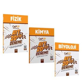 AYT Fizik Kimya ve Biyoloji Deneme Seti 3 Kitap - Çap Yayınları