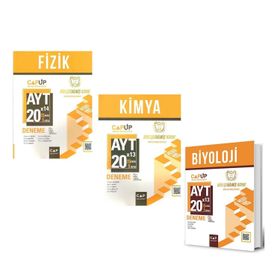 AYT Fizik Kimya ve Biyoloji Deneme Seti 3 Kitap - Çap Yayınları