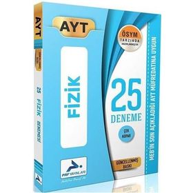 AYT Fizik Özel 25 Deneme-PRF Paraf Yayınları