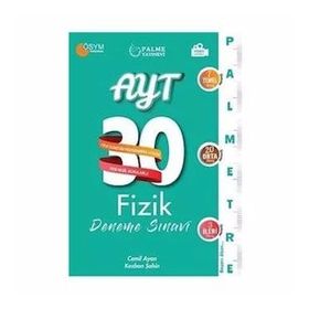 AYT Fizik Palmetre Video Çözümlü 30 Deneme Palme Yayınları