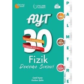 AYT Fizik Palmetre Video Çözümlü 30 Deneme Palme Yayınları