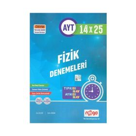 AYT Fizik Tamamı Video Çözümlü 14x25 Branş Deneme Nego Yayınları