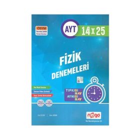 AYT Fizik Tamamı Video Çözümlü 14x25 Branş Deneme Nego Yayınları