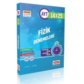 AYT Fizik Tamamı Video Çözümlü 14x25 Branş Deneme Nego Yayınları