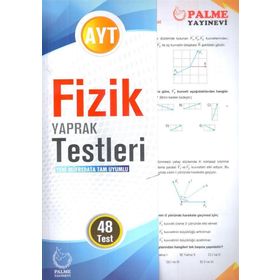 AYT Fizik Yaprak Testleri Palme Yayınları