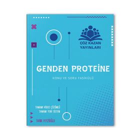 AYT Genden Proteine Konu ve Soru Fasikülü-Çöz Kazan Yayınları