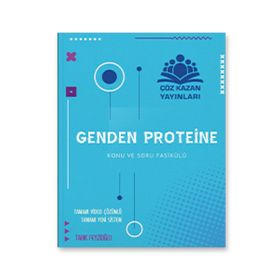 AYT Genden Proteine Konu ve Soru Fasikülü-Çöz Kazan Yayınları