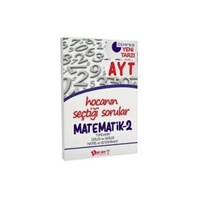 AYT Hocanın Seçtiği Sorular Matematik 2 Soru Bankası Dahi Adam Yayınları