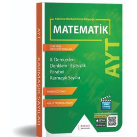 AYT II.Dereceden Denklem Eşitsizlik Parabol Karmaşık Sayılar-Derece Yayınları
