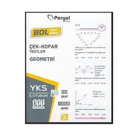 AYT İkinci Oturum Geometri Yaprak Test - Pergel Yayınları