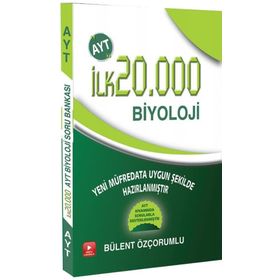 AYT İlk 20000 İçin Tamamı Video Çözümlü Biyoloji Soru Bankası-İlk 5000 Yayınları