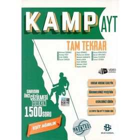 AYT Kamp Eşit Ağırlık Tam Tekrar Bilgi Sarmal Yayınları Bilgi Sarmal Yayınları