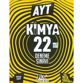 AYT Kimya 22 Denemeleri-Fix Yayınları