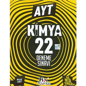 AYT Kimya 22 Denemeleri-Fix Yayınları