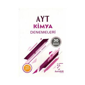 AYT Kimya 30 Çözümlü Deneme Karekök Yayınları