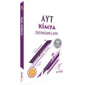 AYT Kimya 30 Çözümlü Deneme Karekök Yayınları