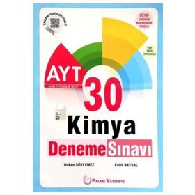 AYT Kimya 30 Deneme Palme Yayınları