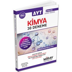 AYT Kimya 30 Deneme Sınavı-Miray Yayınları