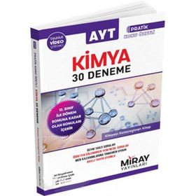 AYT Kimya 30 Deneme Sınavı-Miray Yayınları