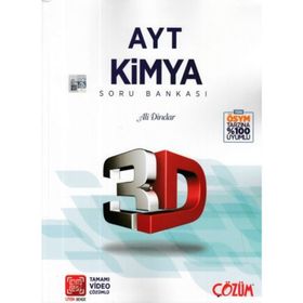 AYT Kimya 3D Soru Bankası Çözüm Yayınları