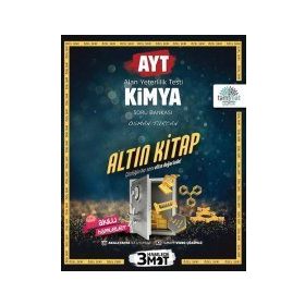AYT Kimya Altın Kitap Tamamı Video Çözümlü Soru Bankası Osman Türcan Tammat Yayınları