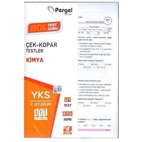 AYT Kimya Çek Kopar Testler-Pergel Yayınları