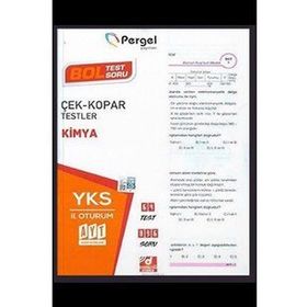 AYT Kimya Çek Kopar Testler-Pergel Yayınları