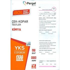 AYT Kimya Çek Kopar Testler-Pergel Yayınları