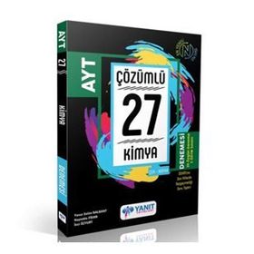 AYT Kimya Çözümlü 27 Deneme Yanıt Yayınları