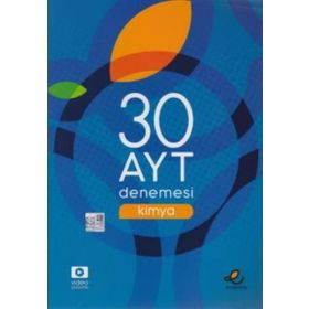 AYT Kimya Denemeden Olmaz 30 Deneme-KR Akademi Yayınları