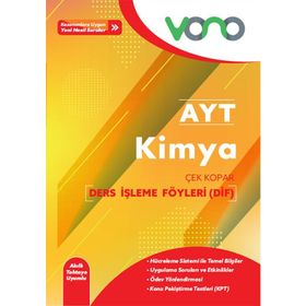 Ayt Kimya Ders İşleme Föyleri-Vono Yayınları