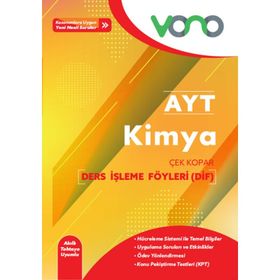 Ayt Kimya Ders İşleme Föyleri-Vono Yayınları