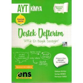 AYT Kimya Destek Defterim Ens Yayıncılık