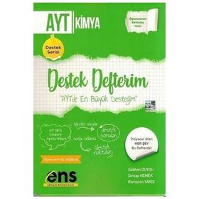 AYT Kimya Destek Defterim Ens Yayıncılık
