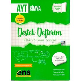 AYT Kimya Destek Defterim Ens Yayıncılık