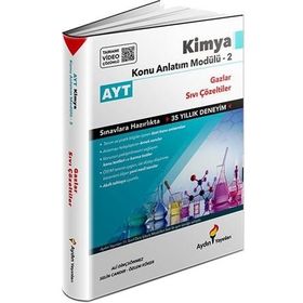 AYT Kimya Konu Anlatım Modülü Gazlar-Sıvı Çözeltiler-Aydın Yayınları