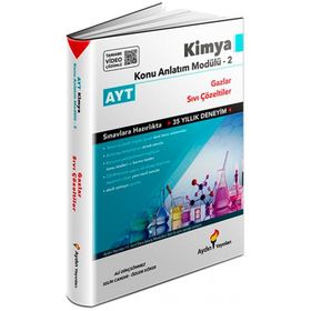 AYT Kimya Konu Anlatım Modülü Gazlar-Sıvı Çözeltiler-Aydın Yayınları