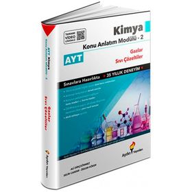 AYT Kimya Konu Anlatım Modülü Gazlar-Sıvı Çözeltiler-Aydın Yayınları